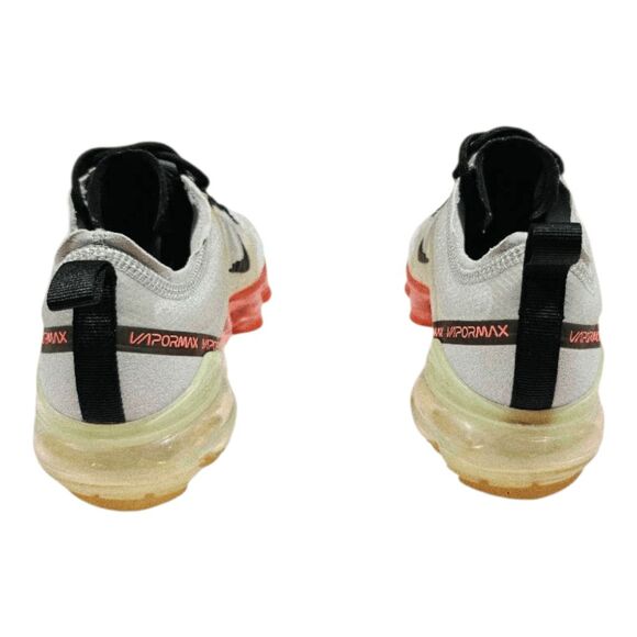 NIKE Air VaporMax 2019 'Pure Platinum Volt Crimson' Running Shoes Size 7 - Picture 5 of 9